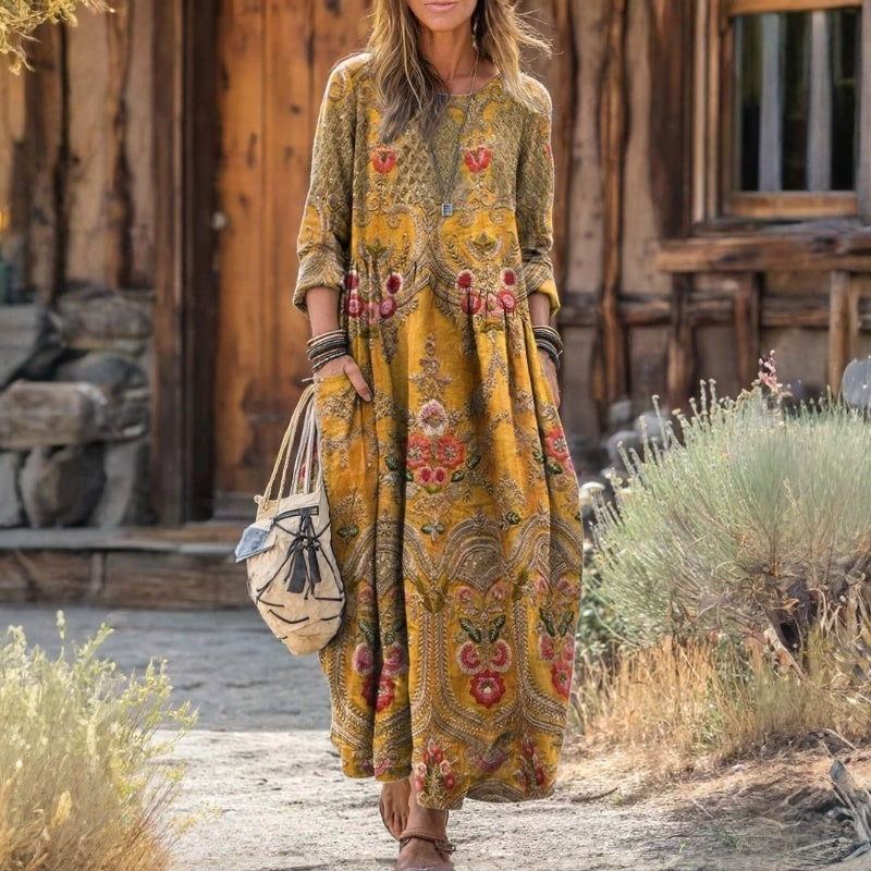Camellia | Free-Spirited Floral Maxi Dress