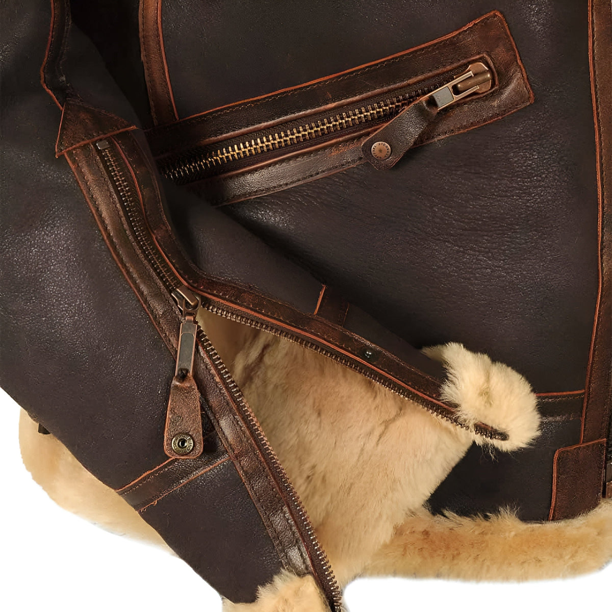 Kevin | Luxe Leather Pilot Aviator Jacket