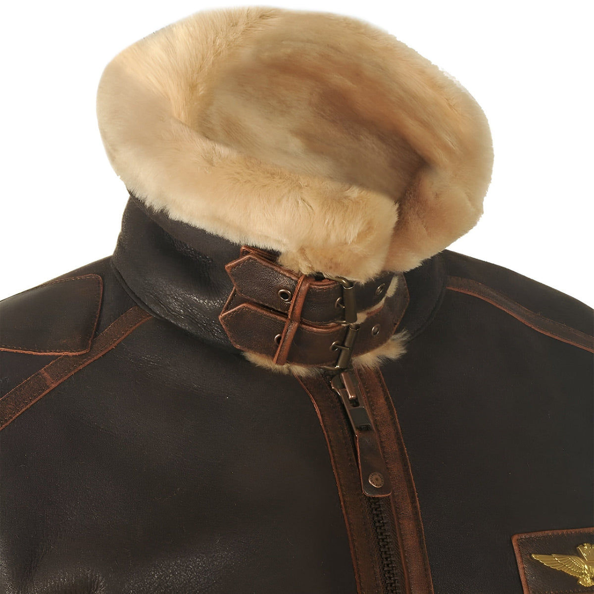 Kevin | Luxe Leather Pilot Aviator Jacket