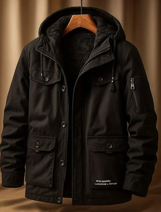 Lavinia Black flannel jacket