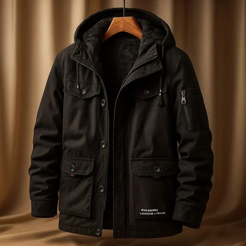 Lavinia Black flannel jacket
