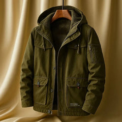 Lavinia Olive flannel jacket