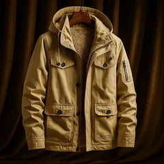 Lavinia Camel flannel jacket