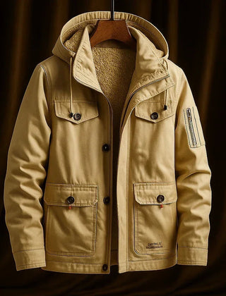 Lavinia Sand flannel jacket