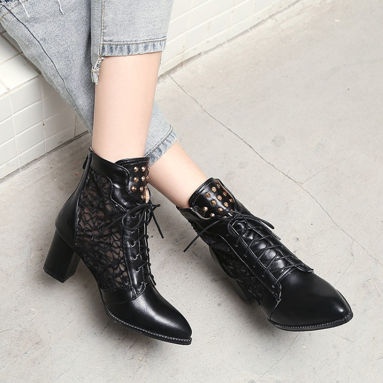Patricia | Refined Lace-Up Heeled Boots