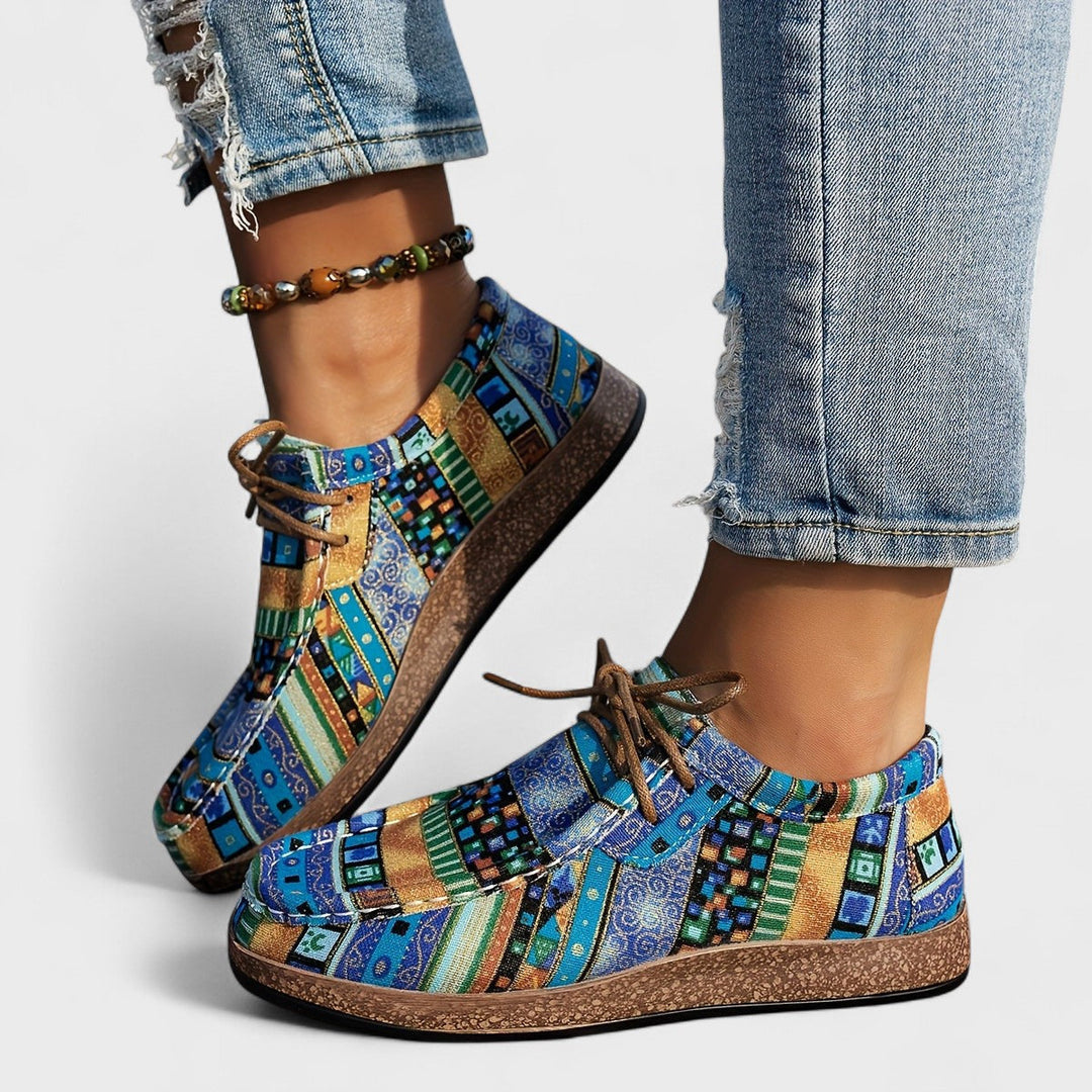Rebecca | Orthopedic Patterned Sneakers