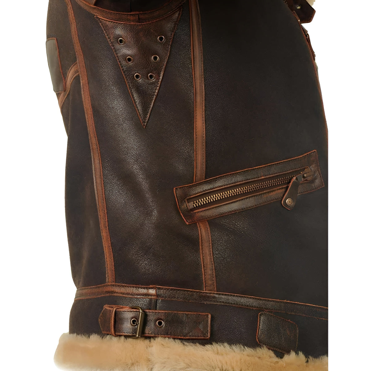 Kevin | Luxe Leather Pilot Aviator Jacket