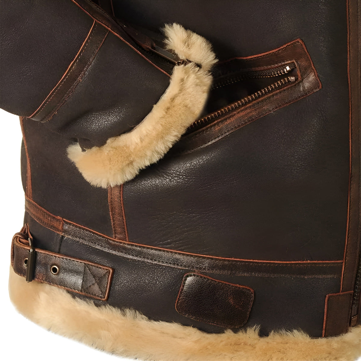 Kevin | Luxe Leather Pilot Aviator Jacket