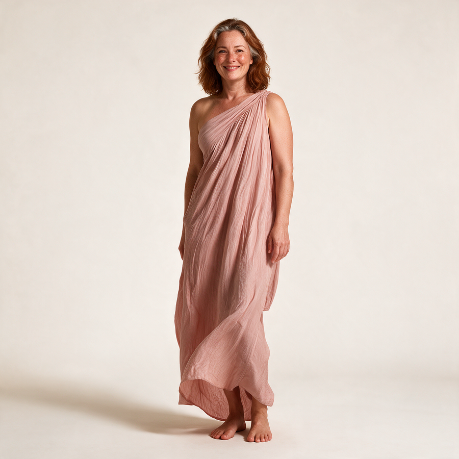 Resort One-Shoulder Maxi Dress