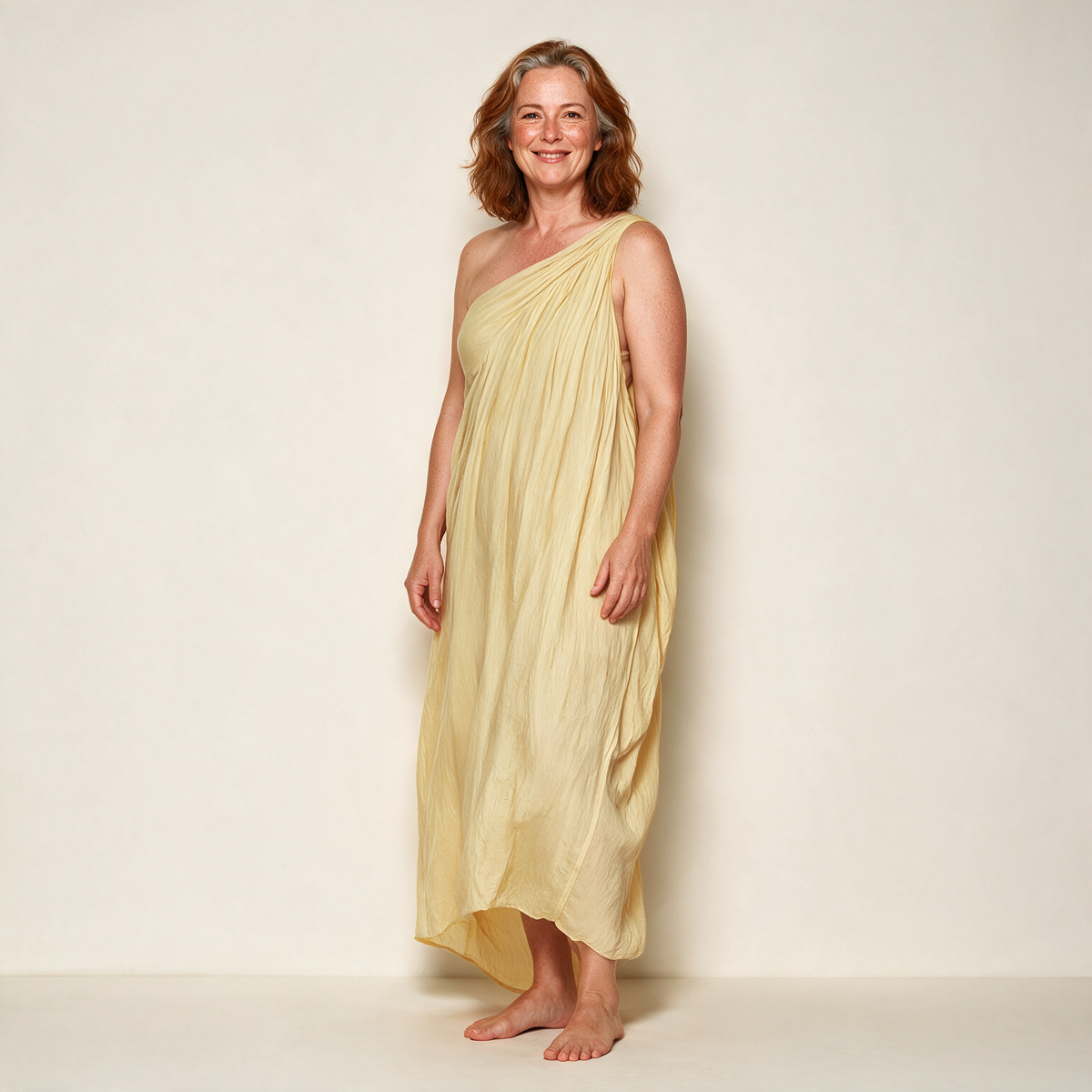 Resort One-Shoulder Maxi Dress