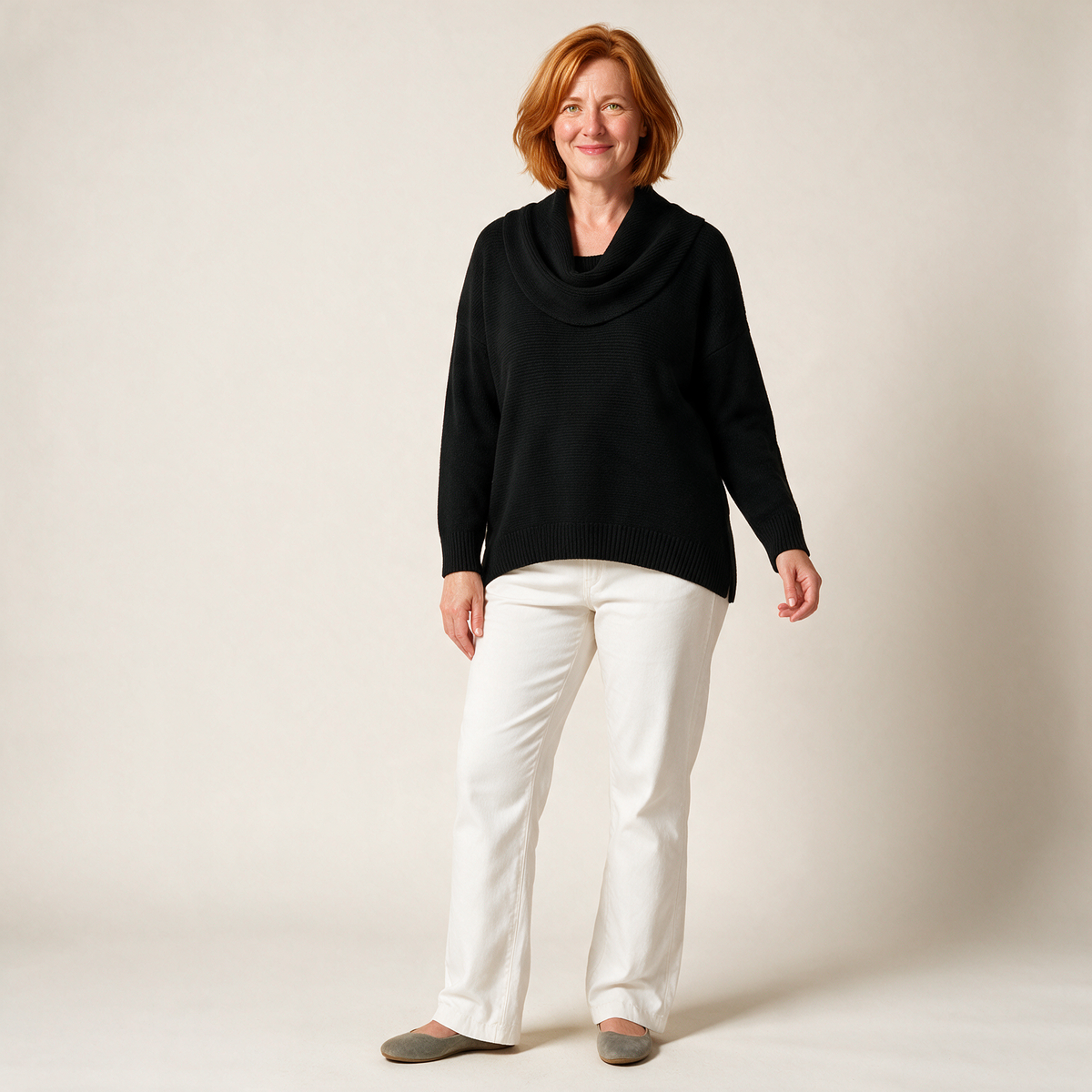 Soft Cowl Neck Jumper