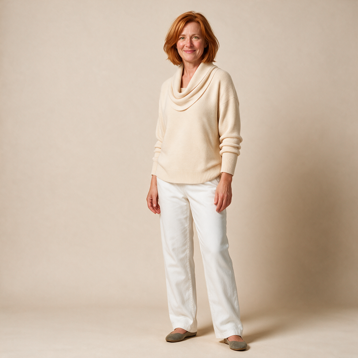 Soft Cowl Neck Jumper