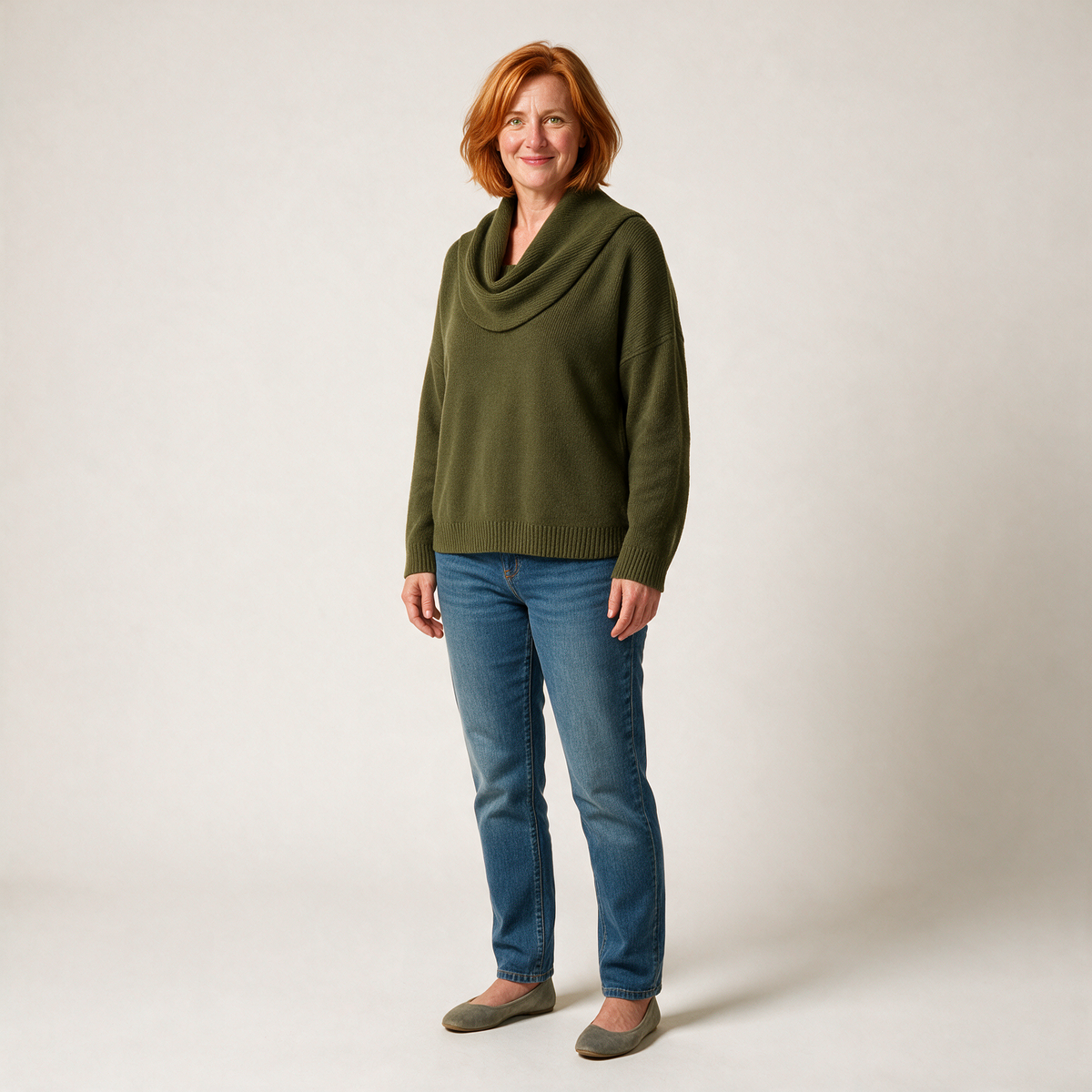 Soft Cowl Neck Jumper