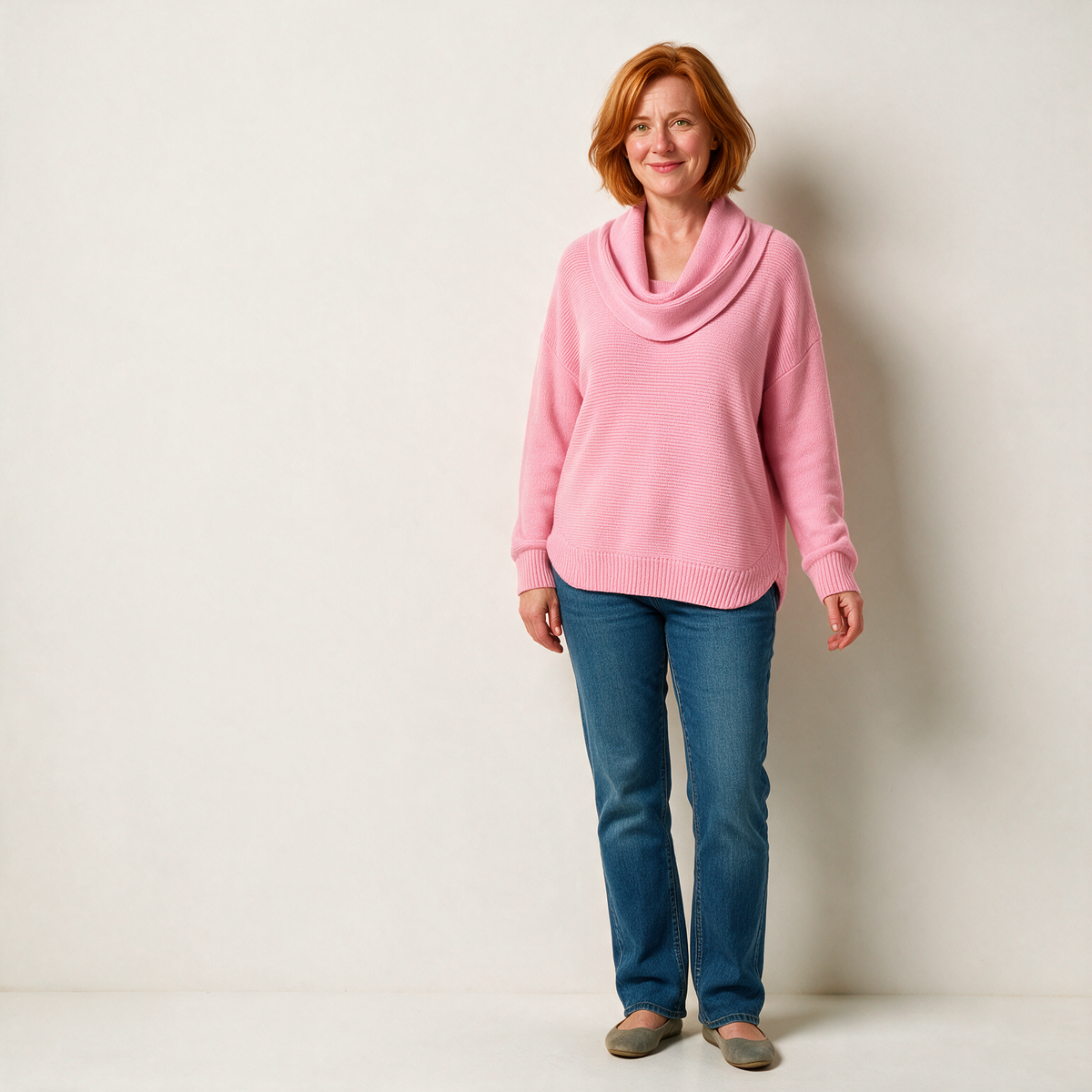 Soft Cowl Neck Jumper