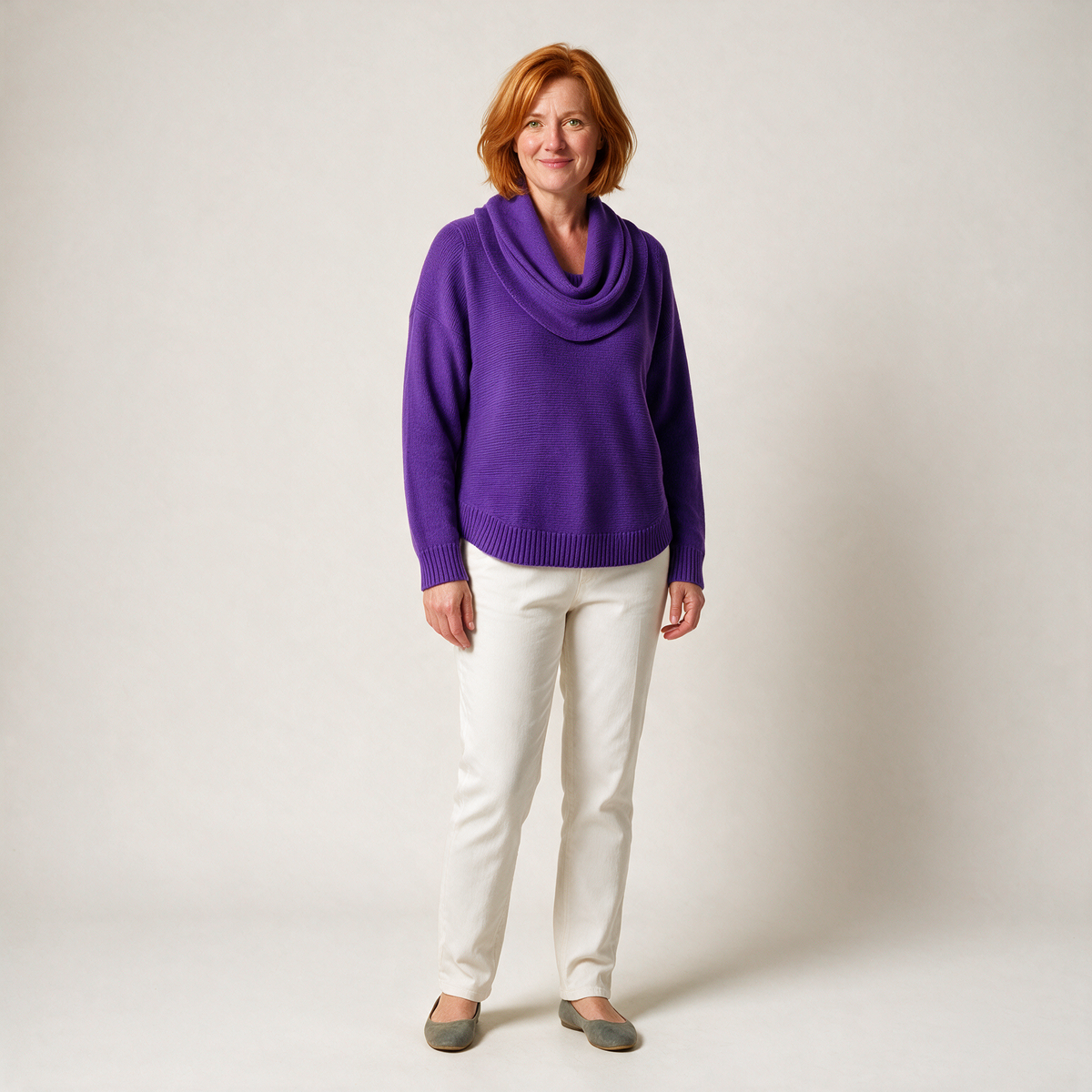 Soft Cowl Neck Jumper