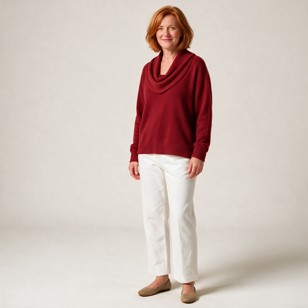 Soft Cowl Neck Jumper