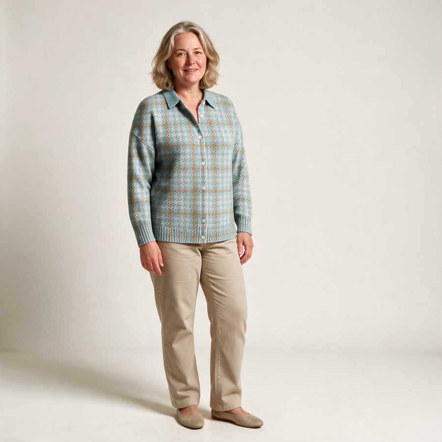 Bridget | Checked Collared Shirt