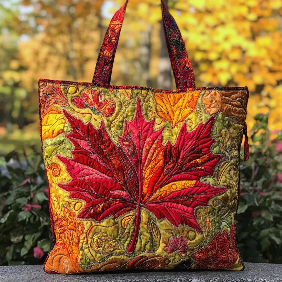 Tote Padded Bag - Maple at Sunset