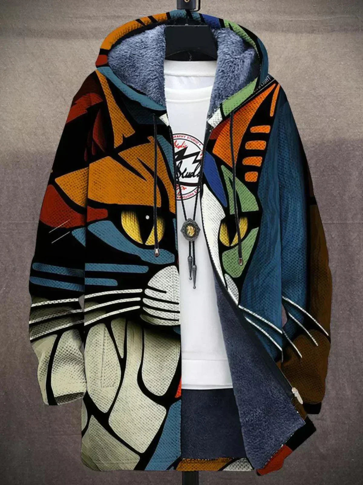Imogen | Artistic Hooded Cardigan