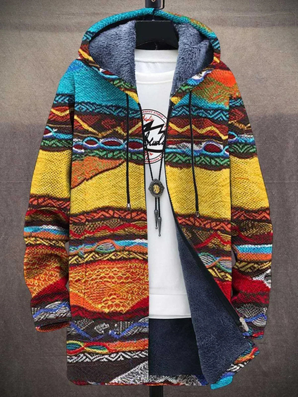 Imogen | Artistic Hooded Cardigan