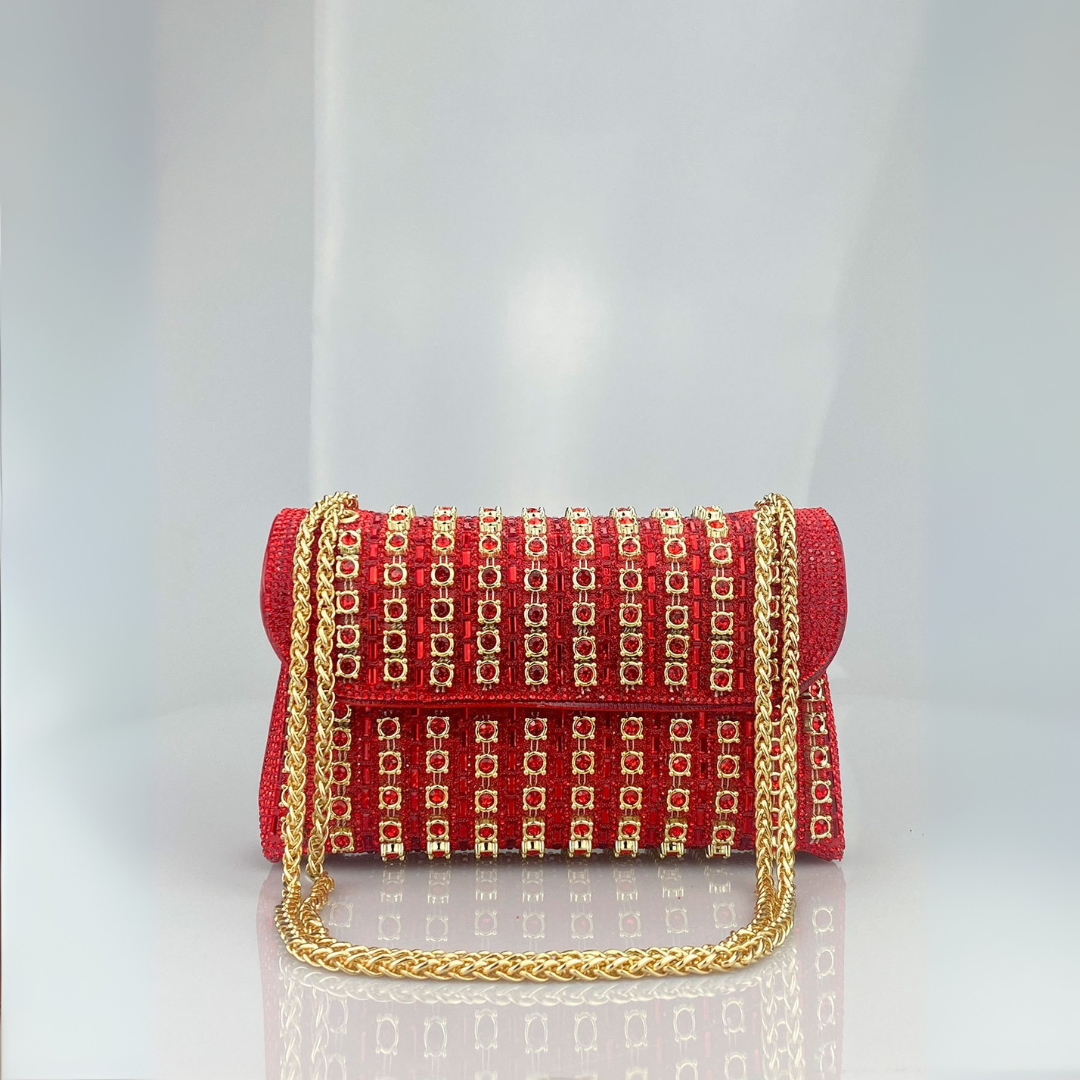 KLAUDIA | CHIC CHAIN DIAMOND SHOULDER BAG