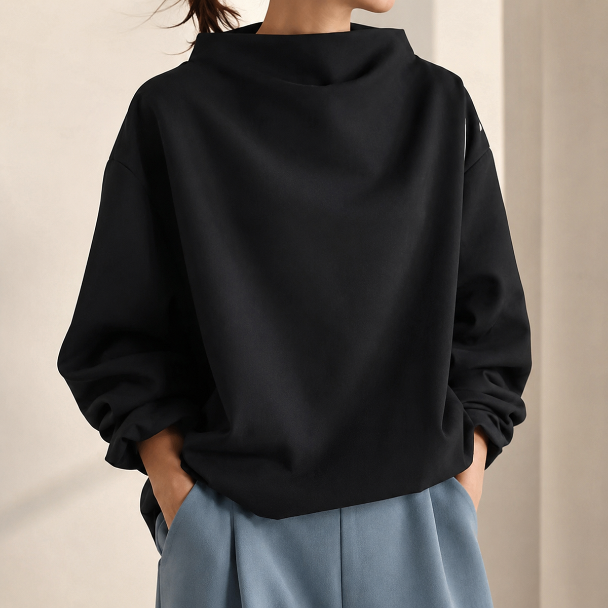 Colette | Funnel Neck Sweater