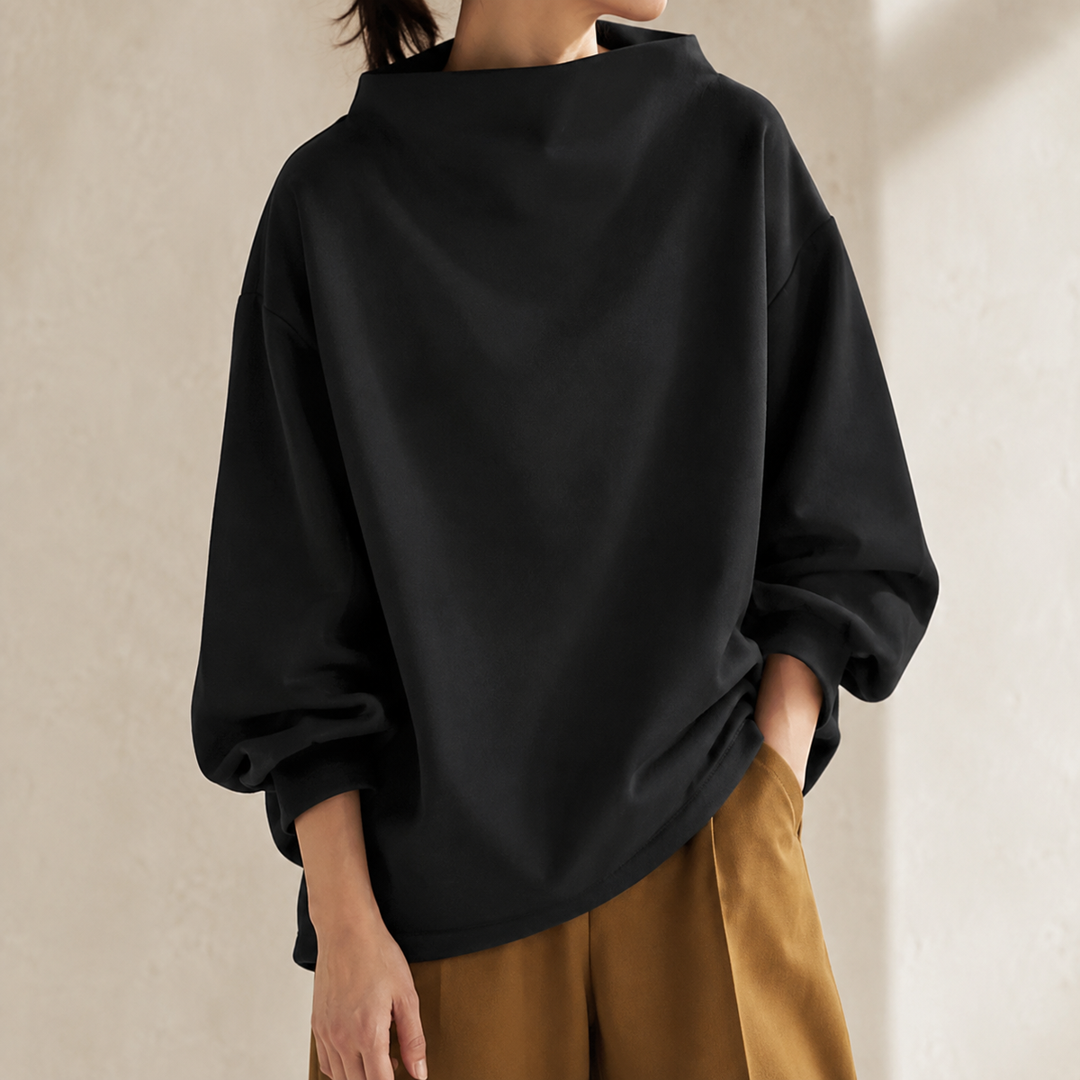 Colette | Funnel Neck Sweater