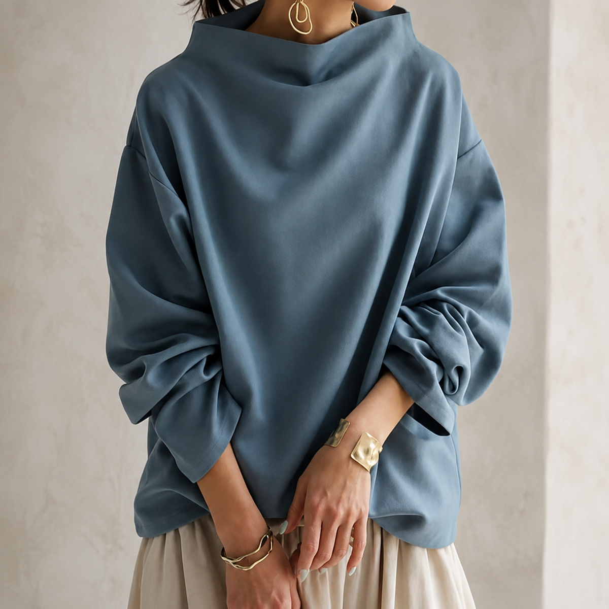 Colette | Funnel Neck Sweater