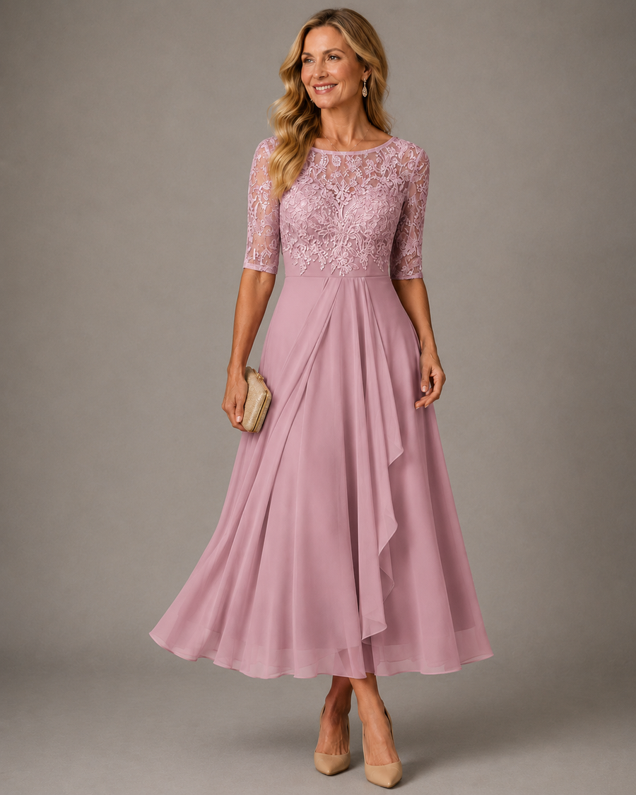 ROSE – THE LACE MIDI DRESS THAT FLATTERS YOUR SILHOUETTE