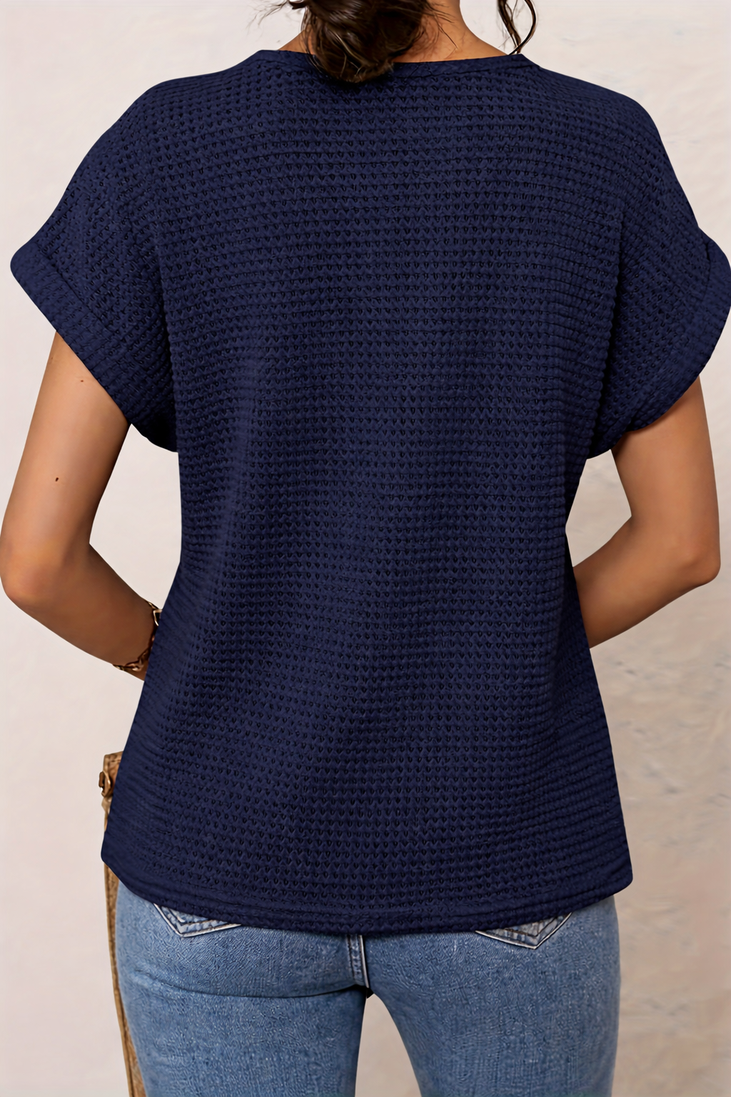 Primrose | Crochet-Trim Round-Neck Top