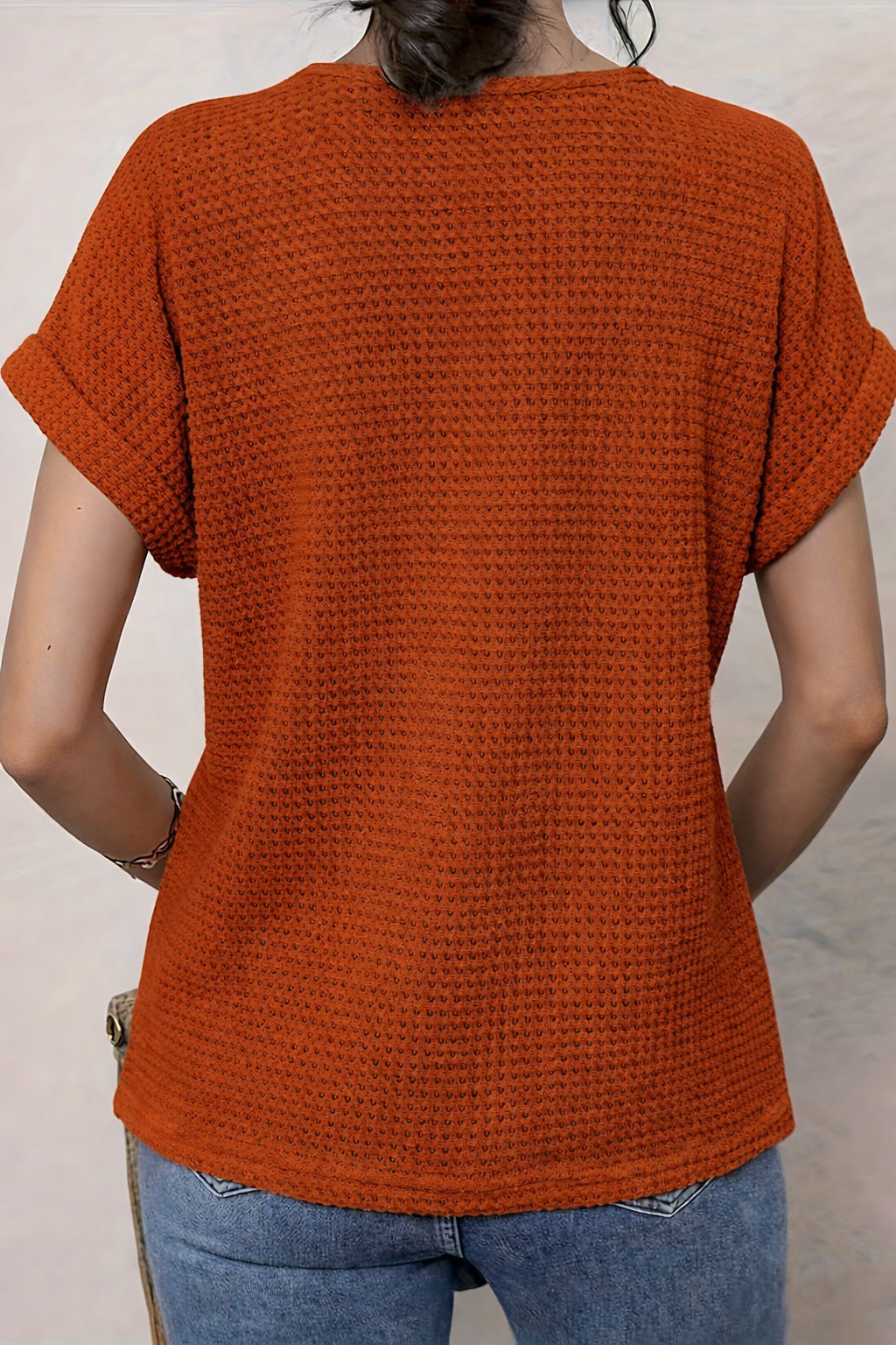 Primrose | Crochet-Trim Round-Neck Top