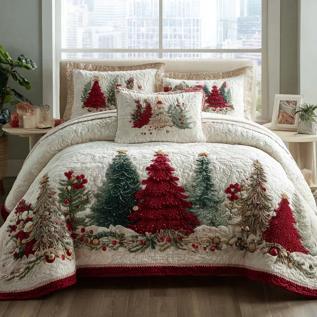 Winter Wonder 3-Piece Quilted Bedding Set