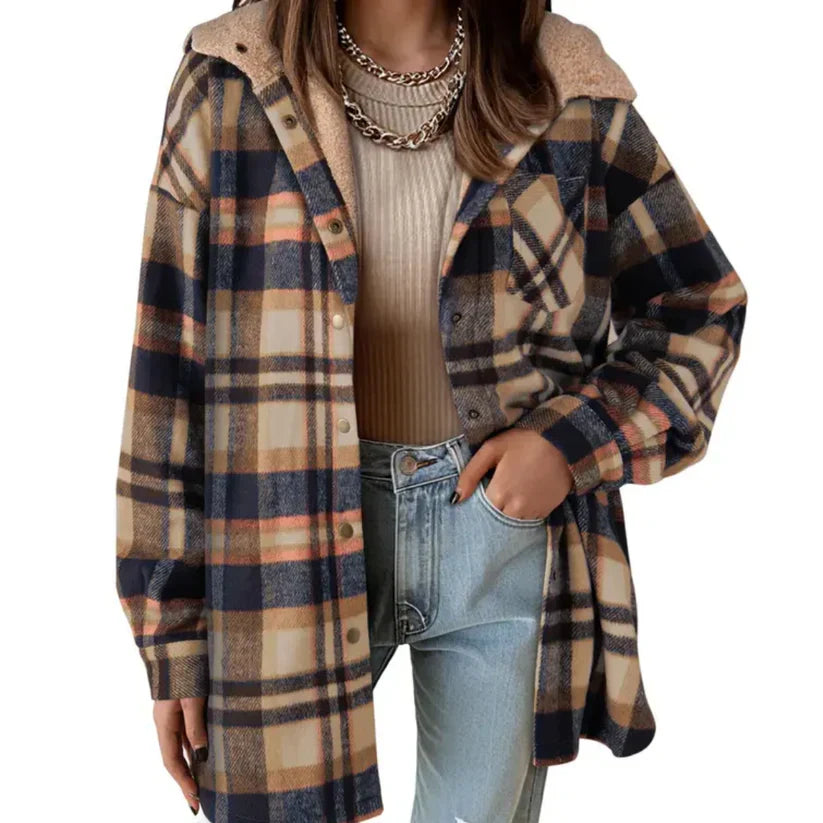 Ceylan | Cozy Hooded Flannel Jacket
