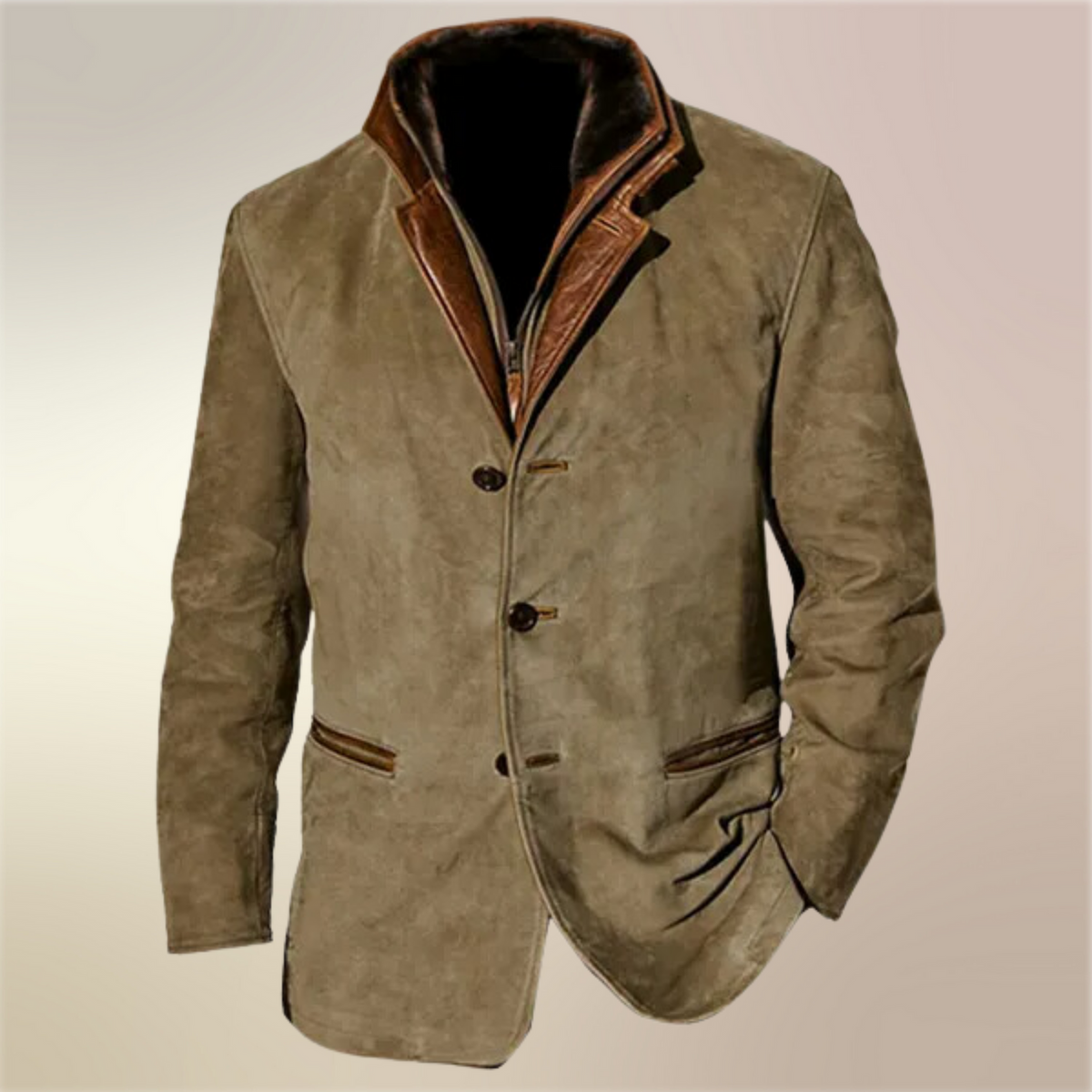 Tabitha | Vintage Suede Look Jacket