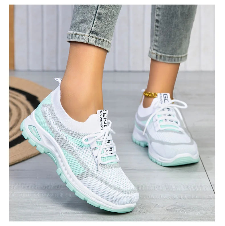 Rosalyn | Gradient Mesh Comfort Trainers