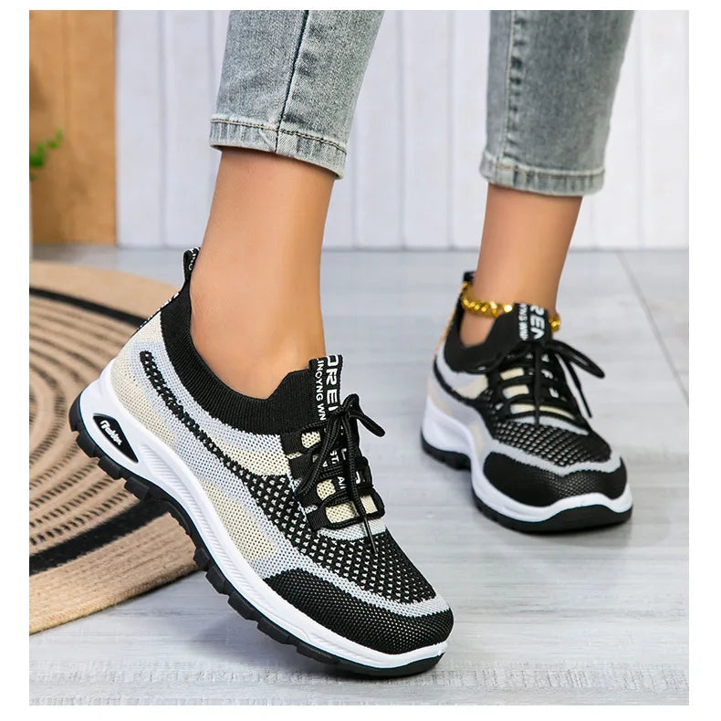 Rosalyn | Gradient Mesh Comfort Trainers