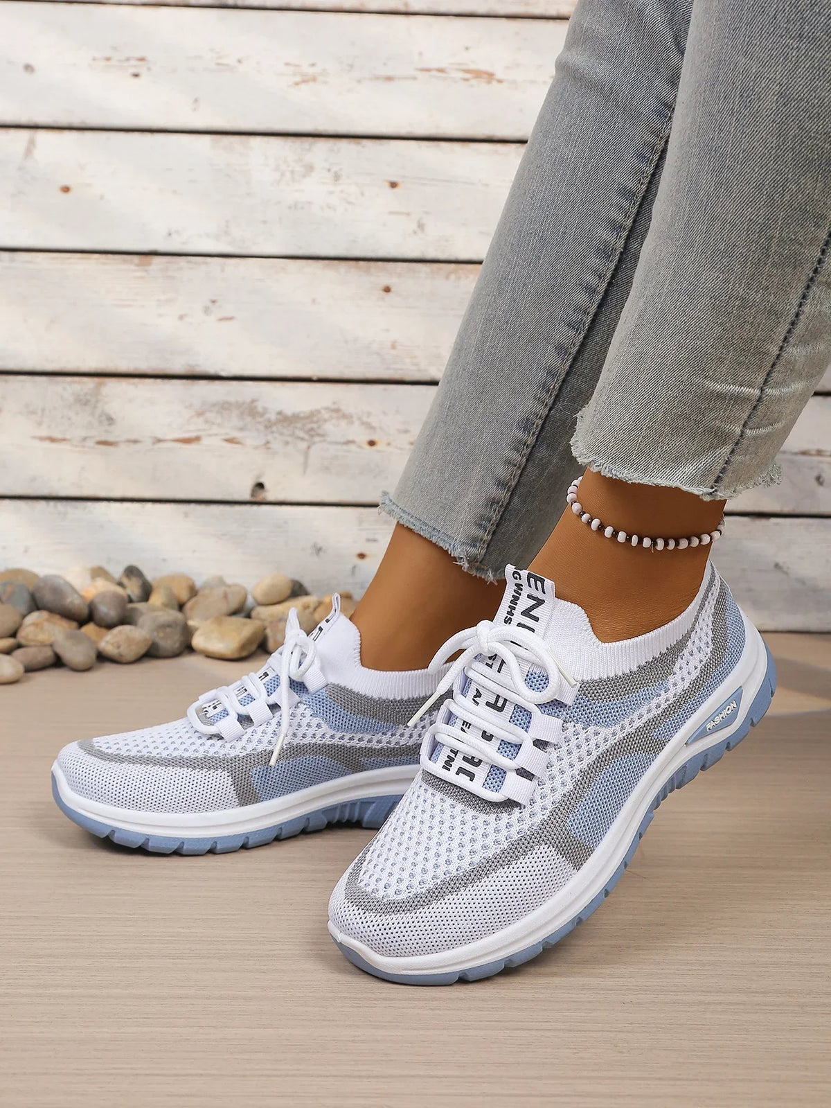Rosalyn | Gradient Mesh Comfort Trainers