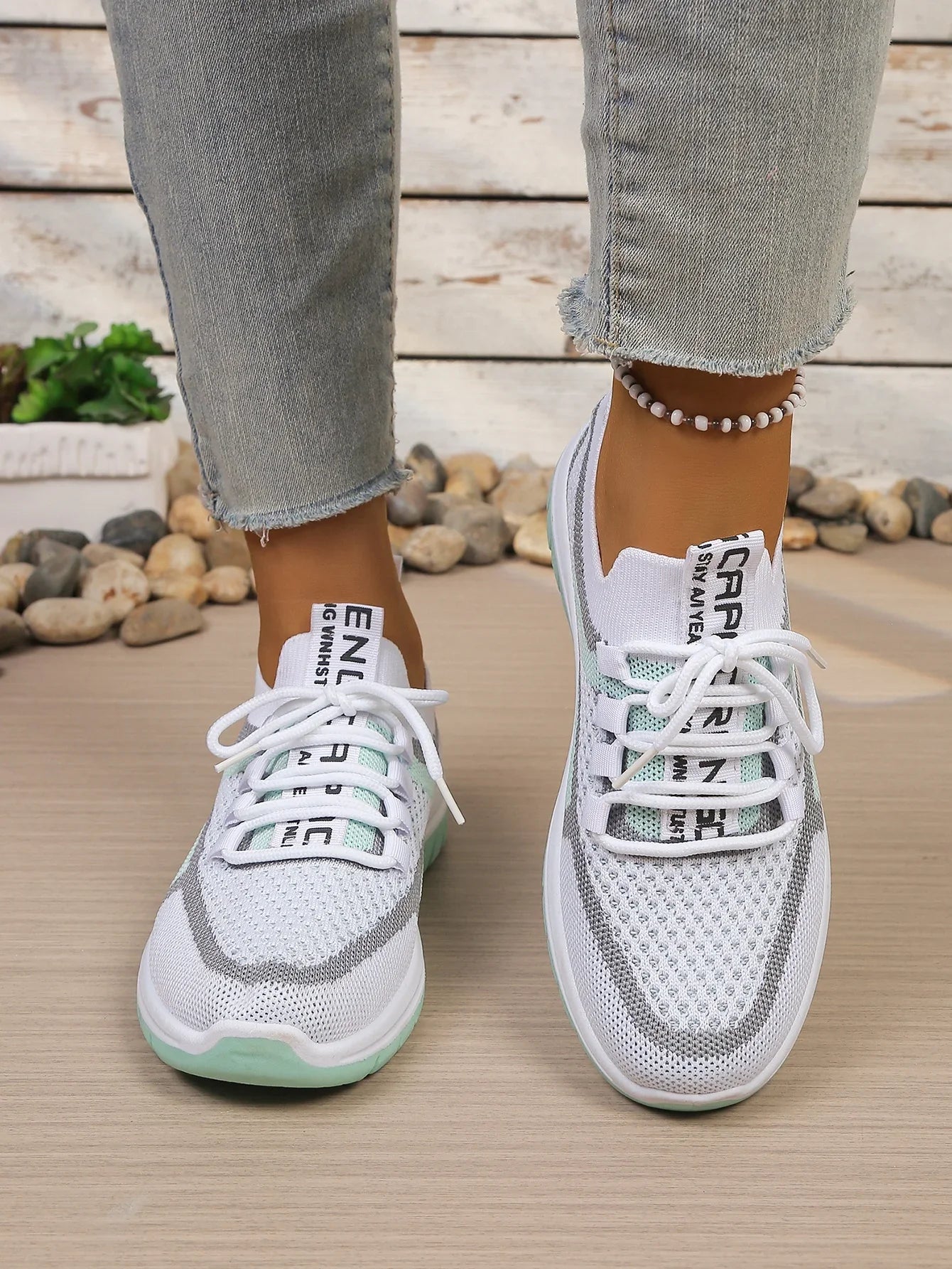 Rosalyn | Gradient Mesh Comfort Trainers