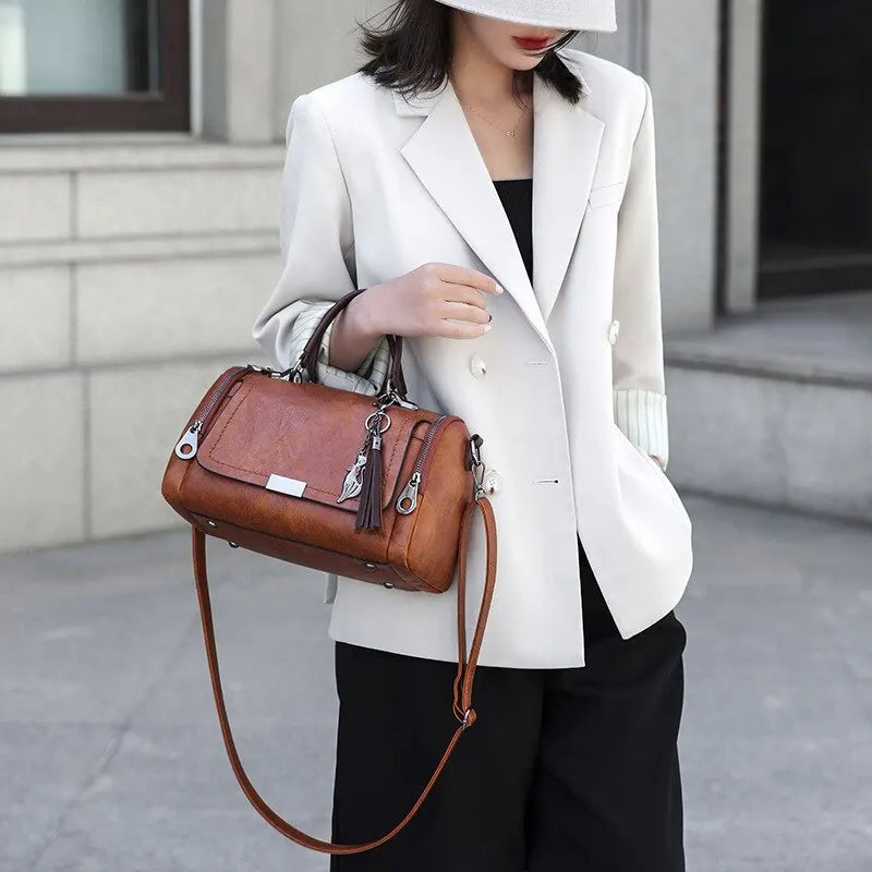 ELIANA | LEATHER SHOULDER BAG