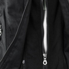 Callista Hooded Moto Jacket