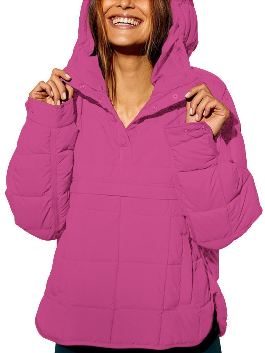 Farrell | Quilted Hooded Pullover Jacket