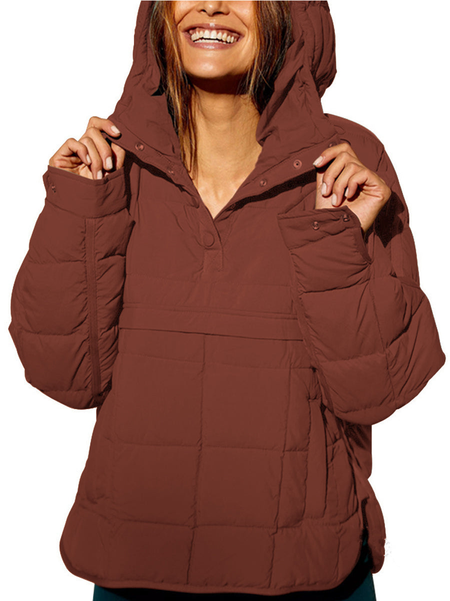 Farrell | Quilted Hooded Pullover Jacket