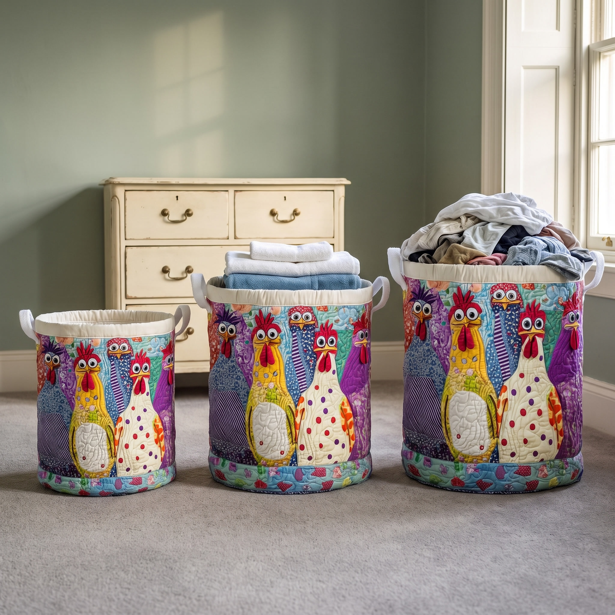 Macy | Cluck Couture Laundry Basket