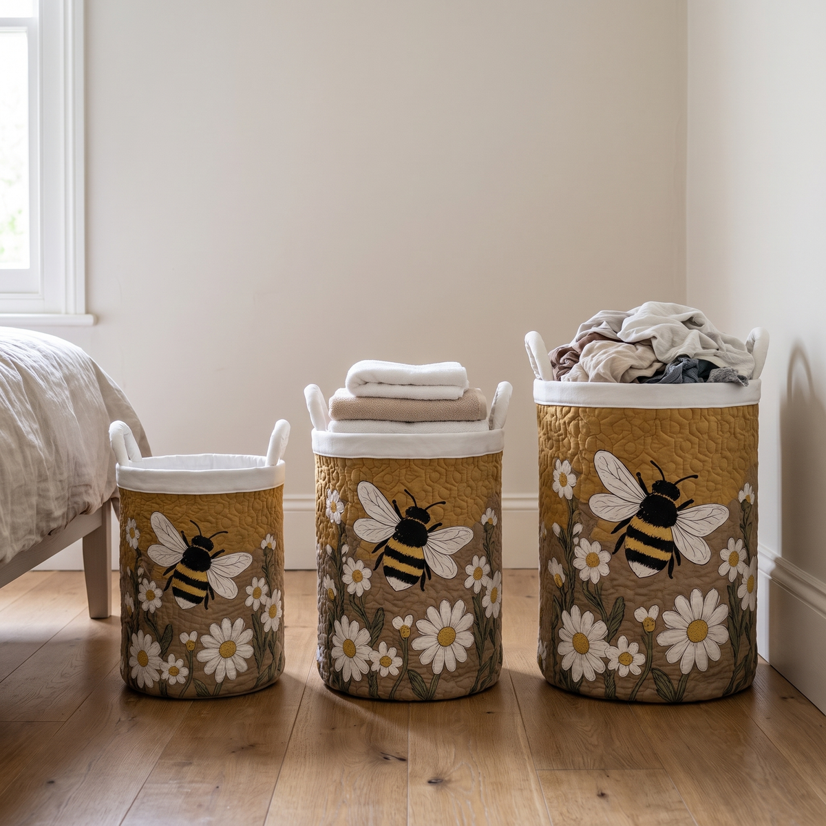 Daisy | Bee Laundry Basket