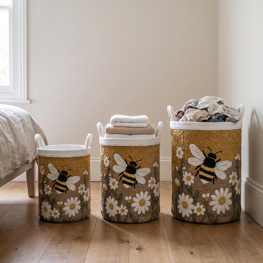 Daisy | Bee Laundry Basket