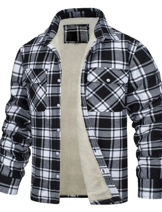 Savoie Veste à carreaux doublée