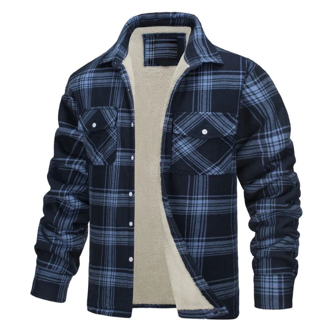 Savoie Veste à carreaux doublée