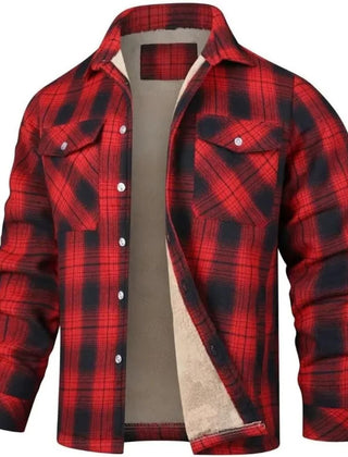Savoie Veste à carreaux doublée