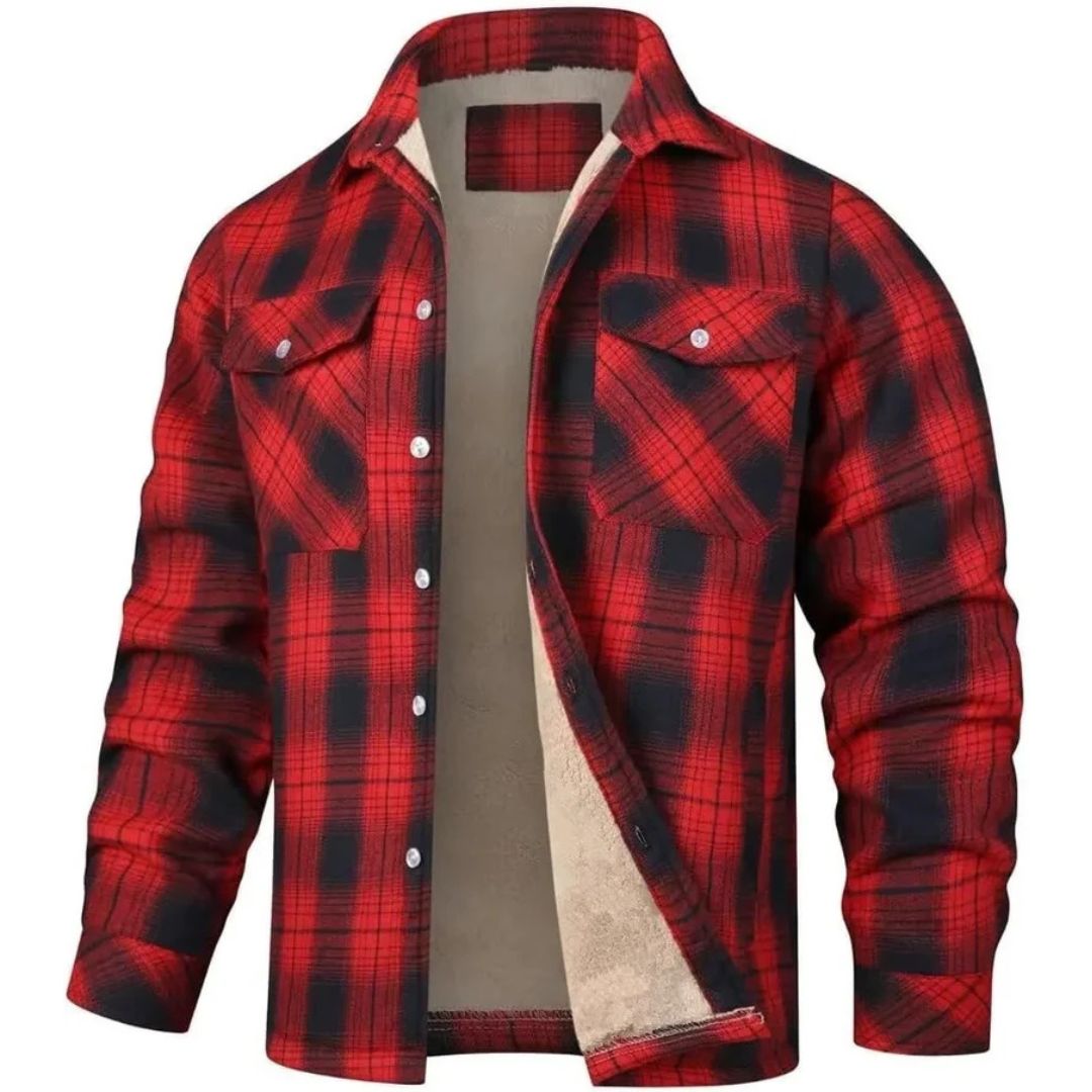 Savoie Veste à carreaux doublée